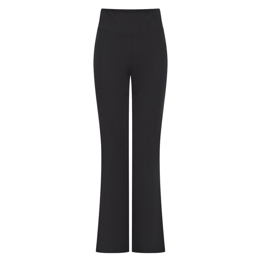 SF Womens/Ladies Flared Leggings / Black